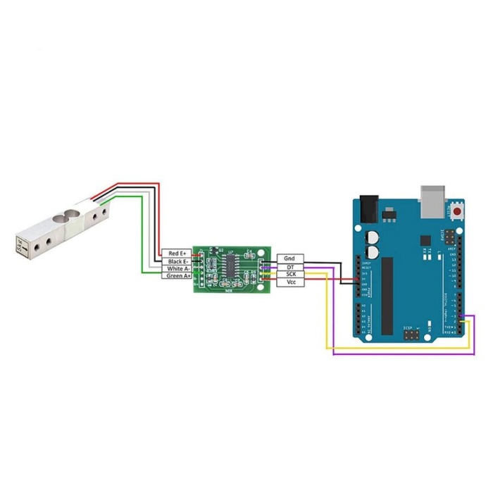 Dijital Yük Hücresi Ağırlık Sensörü 5kg HX711