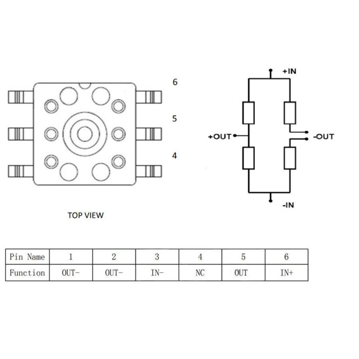 Basınç Sensörü HP107 SMD SOP6 200kPa