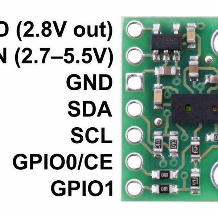 VL6180X Gerilim Regülatörlü Mesafe Algılayıcı Sensör Modülü