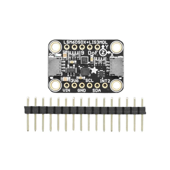 LSM6DSOX / LIS3MDL - Precision 9 DoF IMU Sensörü - STEMMA QT / Qwiic