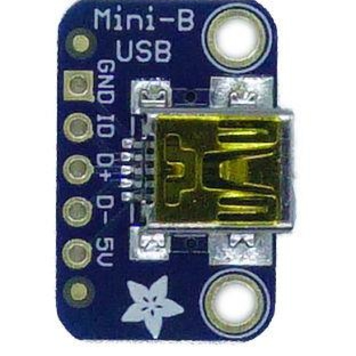 USB Mini-B Breakout Kartı - Çevirici