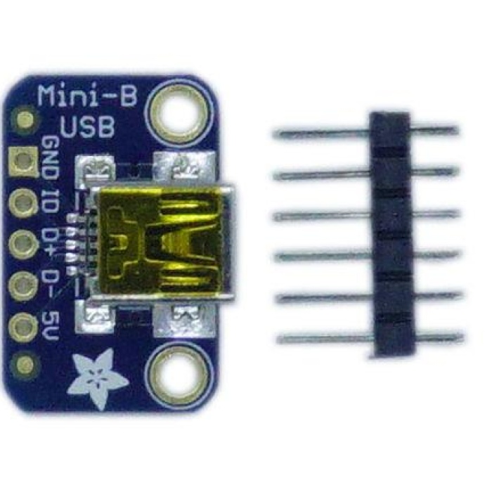 USB Mini-B Breakout Kartı - Çevirici