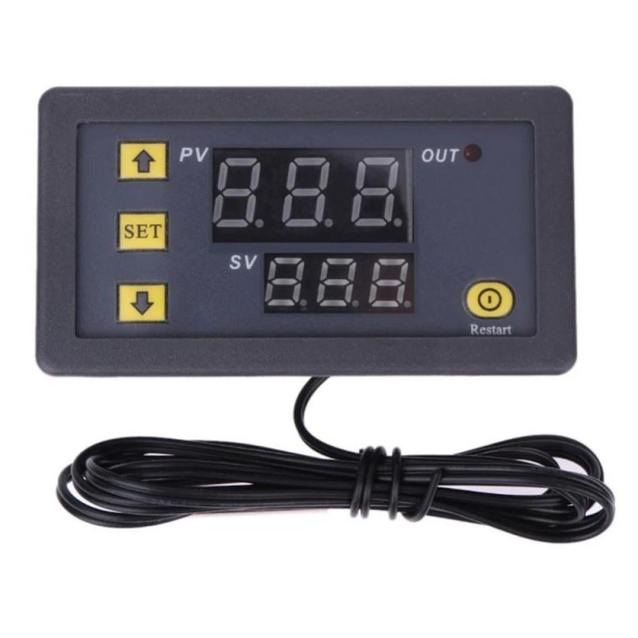 12 V 20A Dijital Ayarlanabilir Mini Termostat