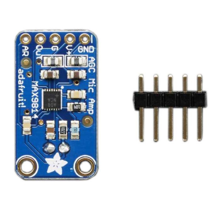 Electret Mikrofon Amplifikatör Modülü - MAX9814 Otomatik Kazanç Kontrollü
