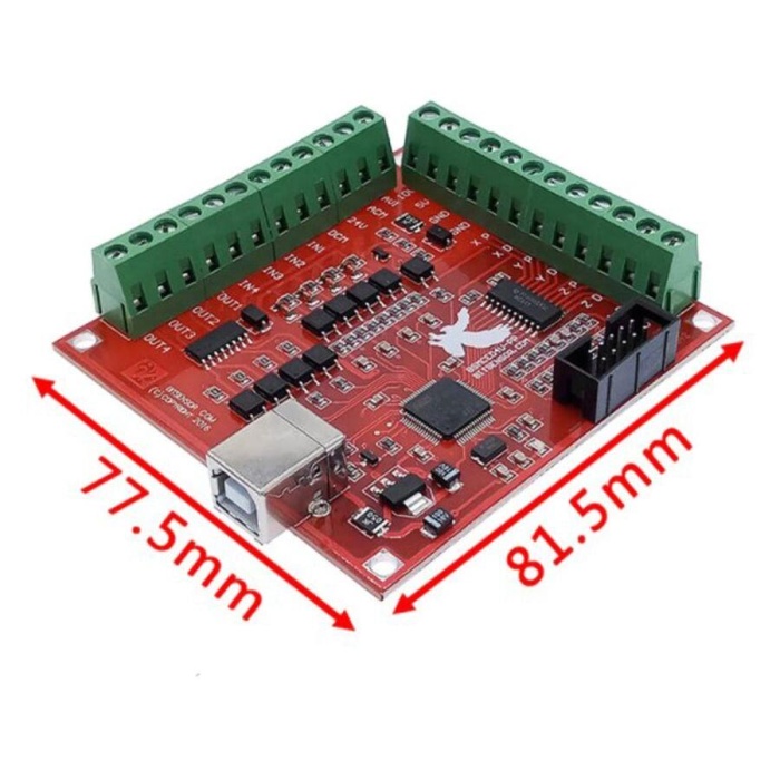 4 Eksen Usb CNC Kontrol Kartı (MACH3 Uyumlu)