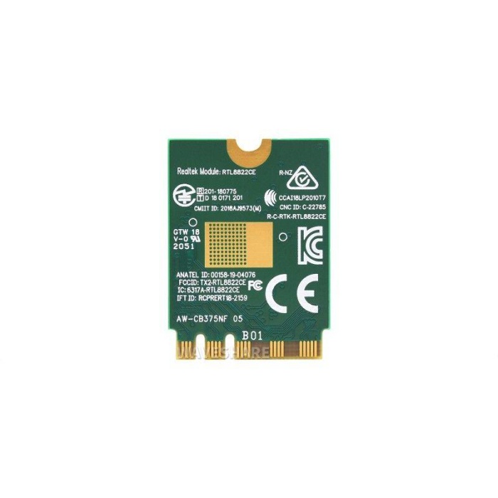 AW-CB375NF NIC 2.4G/5 GHz Çift Bantlı WiFi 5 Modül