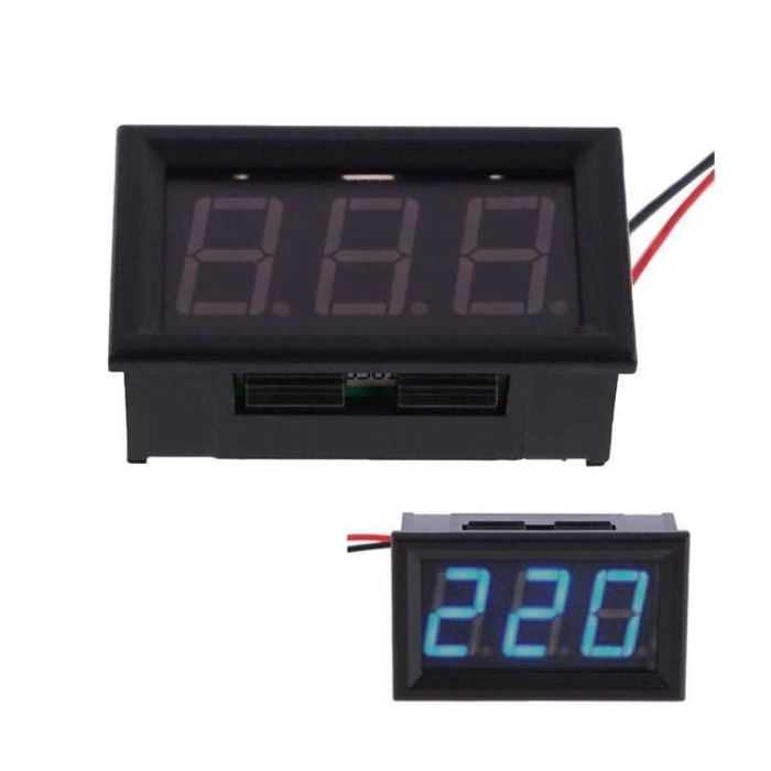 0-30V Voltmetre Kırmızı