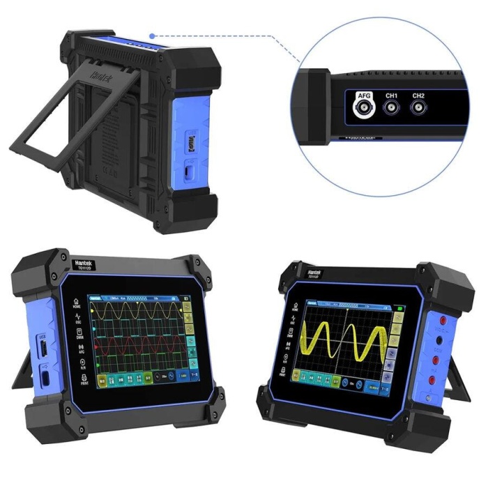 Hantek TO1112D 2 Kanal Dijital Osiloskop 110MHz ve 25Mhz Sinyal Jeneratörü