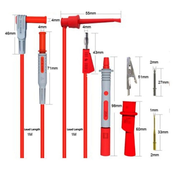 P1308B Multimetre Probe Seti