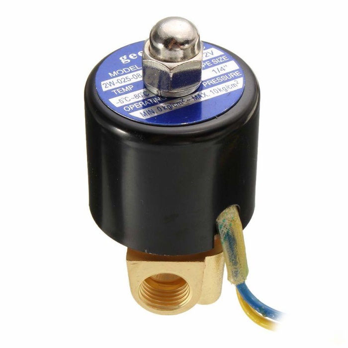 12V DC 1/4 inç Selenoid Motor (Elektrikli Valf)