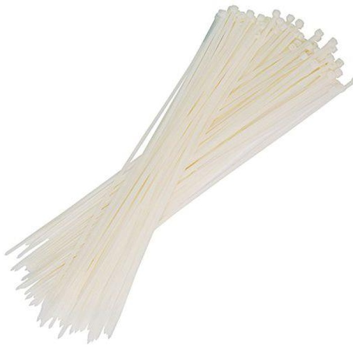 2.5mm x 100mm Kablo Bağı (100 Adet) Beyaz