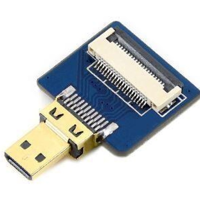 Micro HDMI - Konnektör Yatay Çevirici