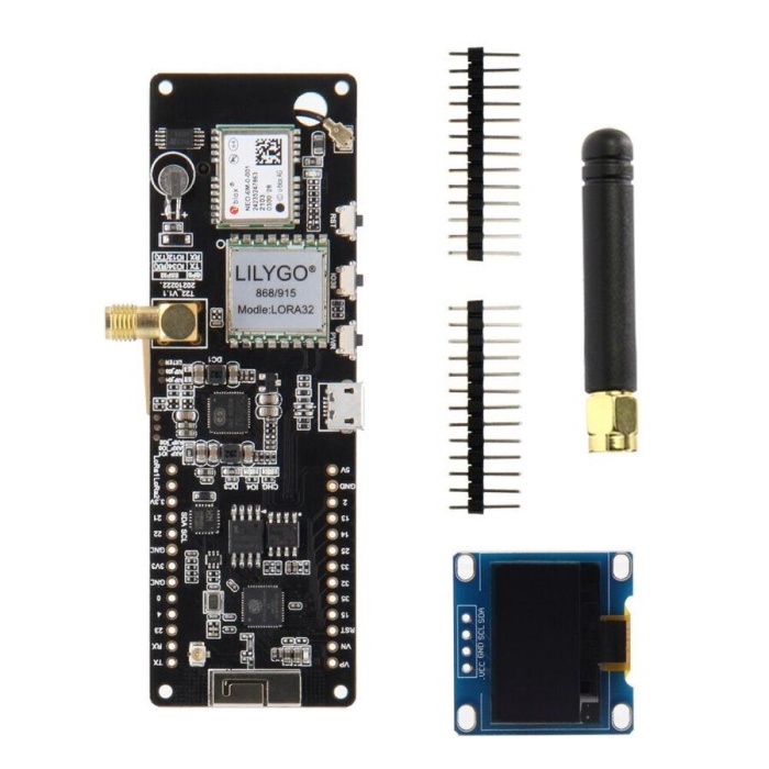 TTGO Meshtastic T-Beam V1.1 ESP32 LoRa 868MHz WiFi Bluetooth GPS OLED Ekranlı Geliştirme Modülü