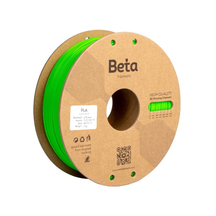 Beta PLA High-Speed Filament Cyber Green