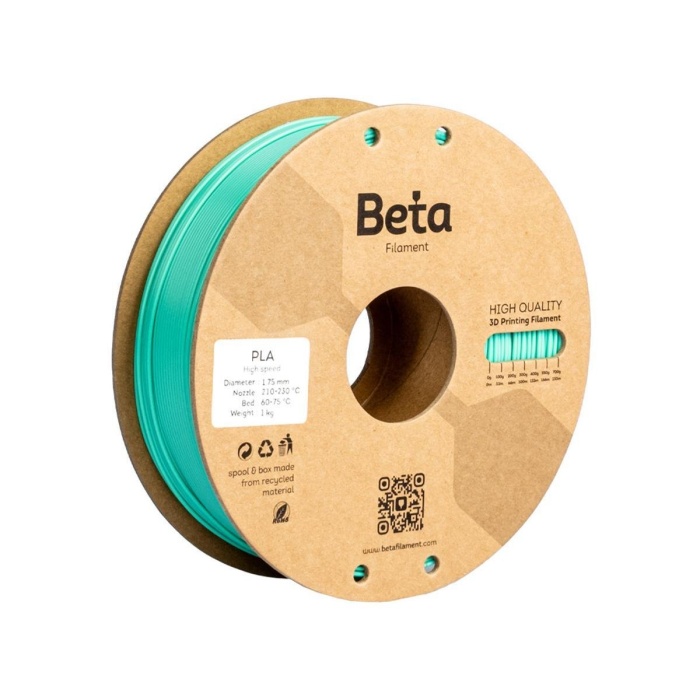 Beta PLA High-Speed Filament Aqua Green