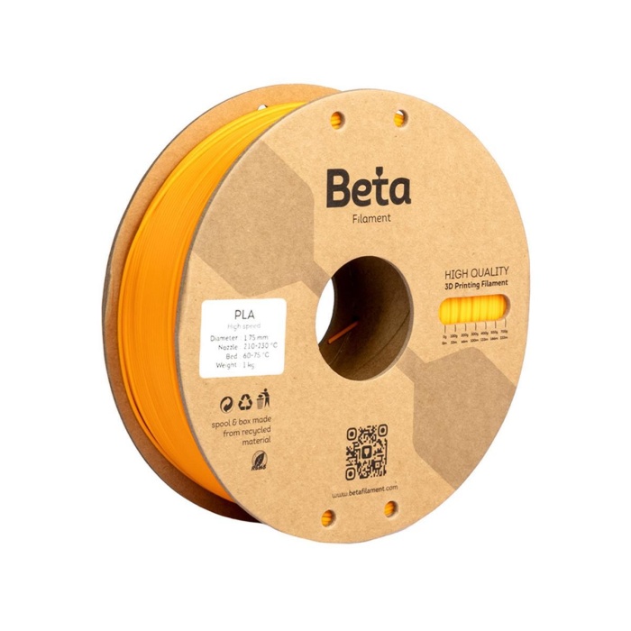 Beta PLA High-Speed Filament Coral Orange