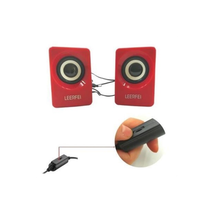 N62 1+1 Multimedia USB ve Jacklı Mini Hoparlör Yüksek Stereo Ses Sistemi