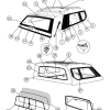 Arka cam ,  with rear defroster- Mercedes X Class