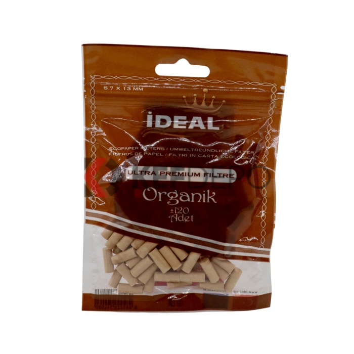 İDEAL ORGANİK 120 ADET ULTRA PREMIUM FILTRE