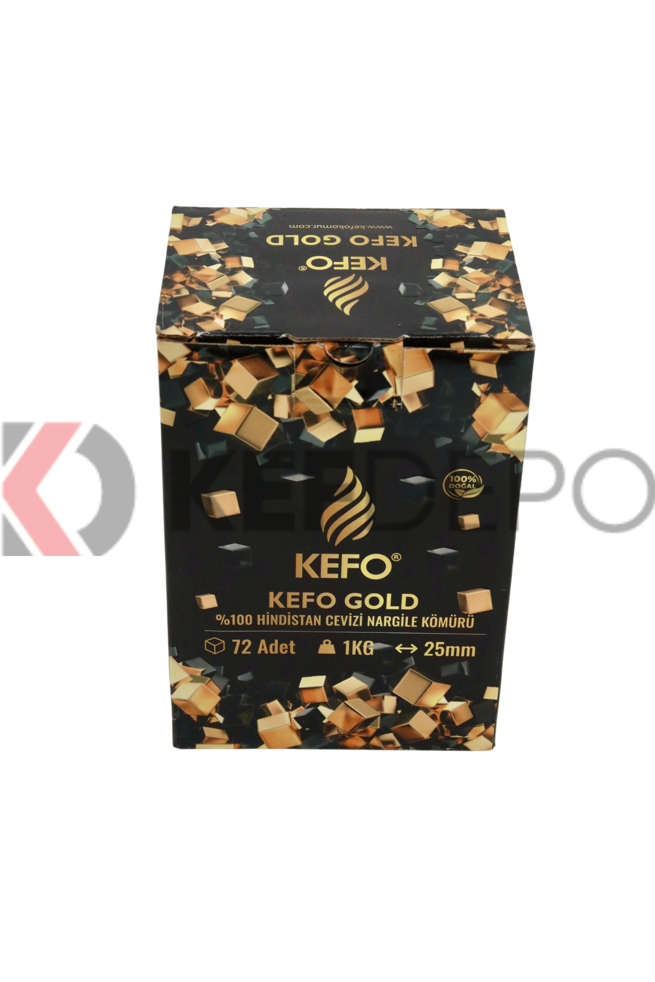 KEFO  GOLD 1 KG  Nargile Kömür