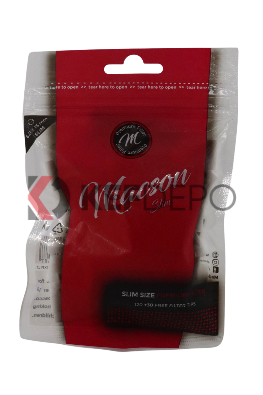 Macson SLIM SIZE PREMIUM FILTER 1 ADET