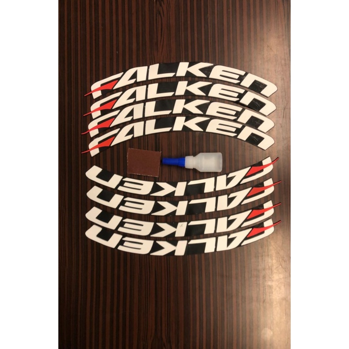 Falken Motosiklet Ve Otomobil Lastik Yazısı Sticker Arma