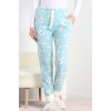 Paçası Peluşlu Polar Cepli Pijama Altı Mint - 20581.1287.