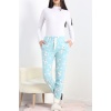 Paçası Peluşlu Polar Cepli Pijama Altı Mint - 20581.1287.