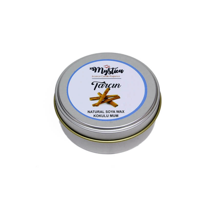 Soya Wax  Mum Kokulu Tenekede Tarçın