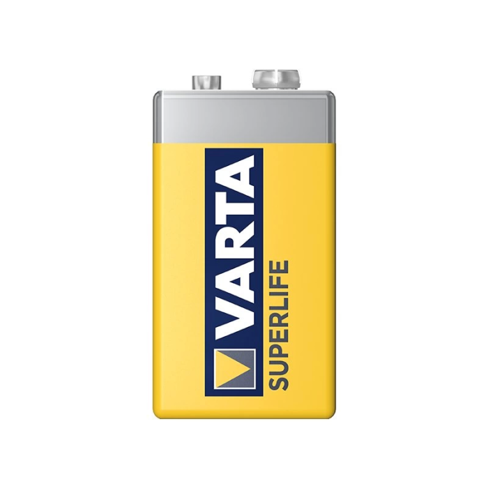 Varta Superlife Çinko 9 Volt Pil 12li Paket