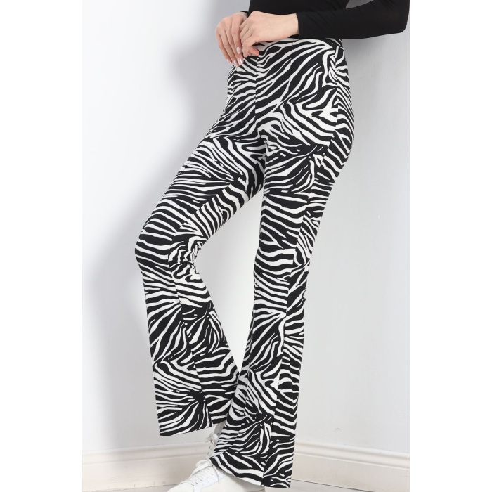 Desenli İspanyol Pantolon Zebra - 20549.1595.