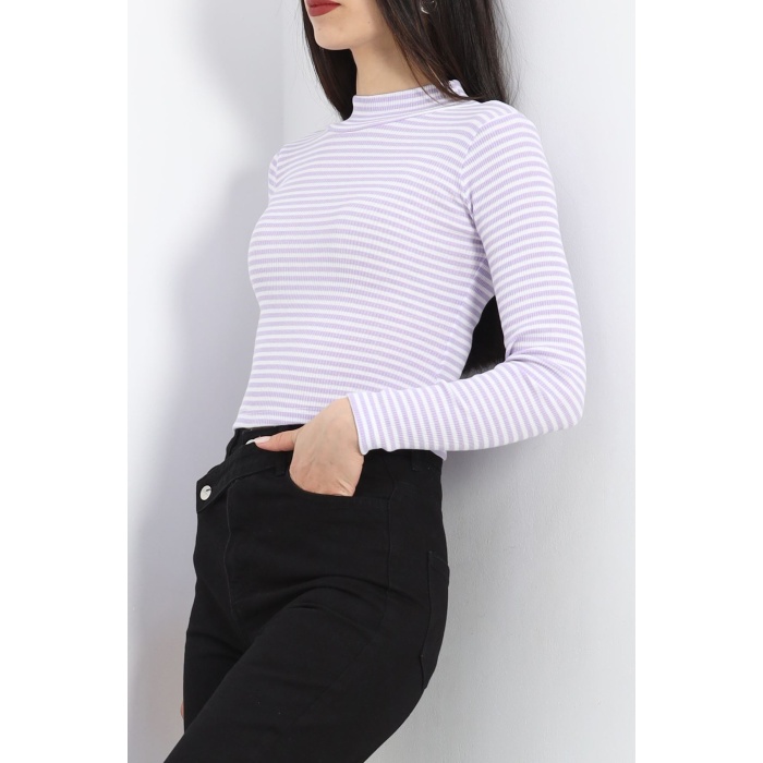 Kaşkorse Yarım Balıkçı Fitilli Basic Body Lila - 19342.1567.