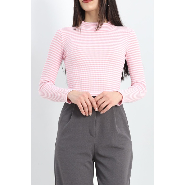 Kaşkorse Yarım Balıkçı Fitilli Basic Body Pembe - 19342.1567.