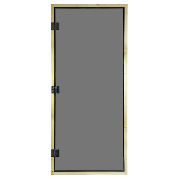 SAUNA KAPISI SEKURİT CAM AHŞAP KASA 207,5X89X5 FT