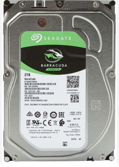 SEAGETE 2TB 7/24  HDD