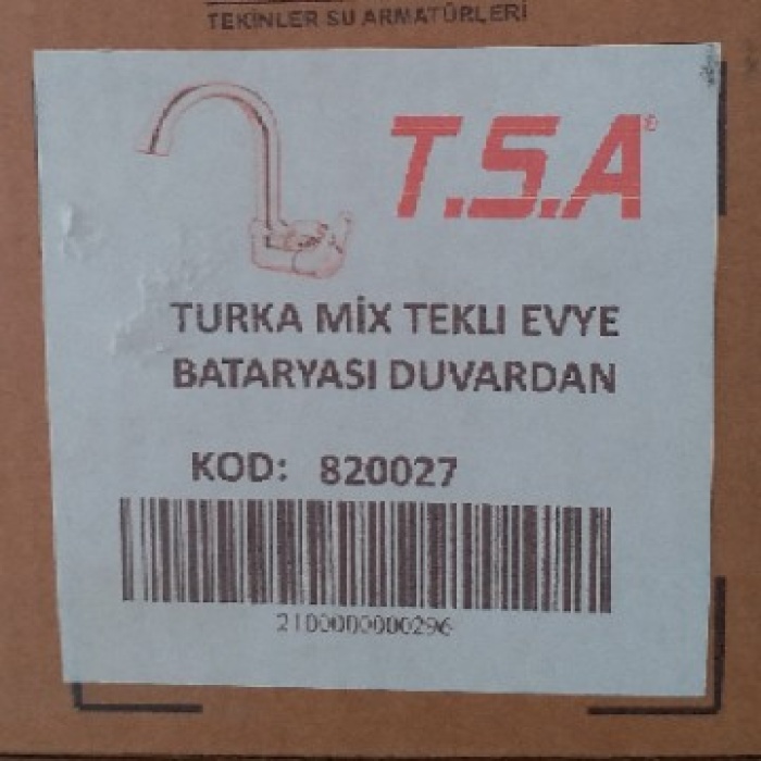 T.S.A. Tekli Evye Bataryası Duvardan