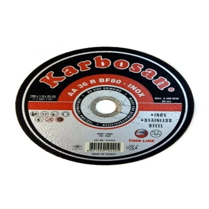 Karbosan Metal Kesici Inox 180x1.9x22.23