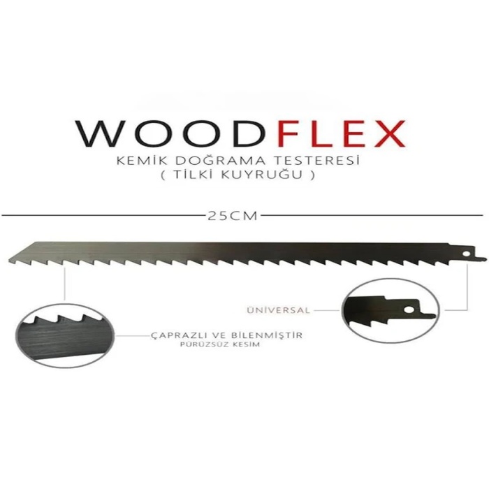 Woodflex Tilki Kuyruğu Bıçağı 1,2mm 25cm