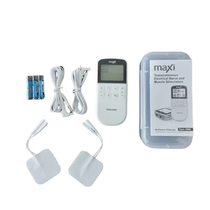 Maxi Pilli Tens Ems Cihazı 4 Elektrotlu