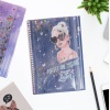 Girl Power Simli ve Sulu Kapaklı Kalem Kutulu A5 Defter