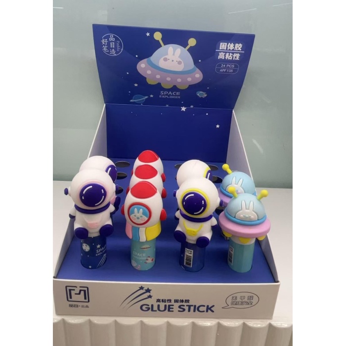 Astronot Desenli Stick Yapıştırıcı 3lü Set