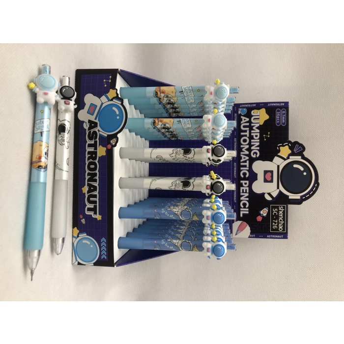 Versatil Kalem 0.7 mm 3lü Set Astronot Desenli