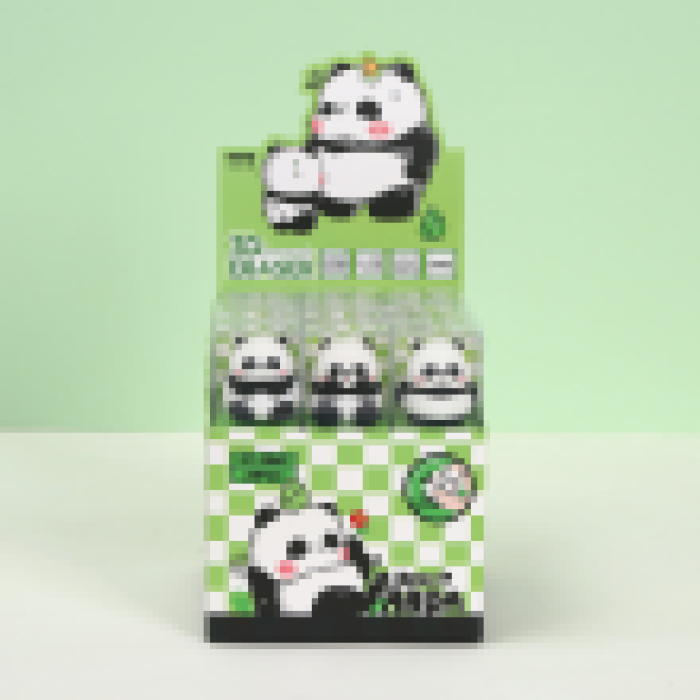 Renkli 3D Silgi 1 ADET - Panda Figürlü