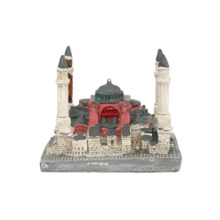 Ayasofya Cami Mini Biblo Polyester Maket - 5x5x5 cm