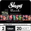 Sleepy Black Premium Plus Hijyenik Ped Uzun 20 Adet Ped