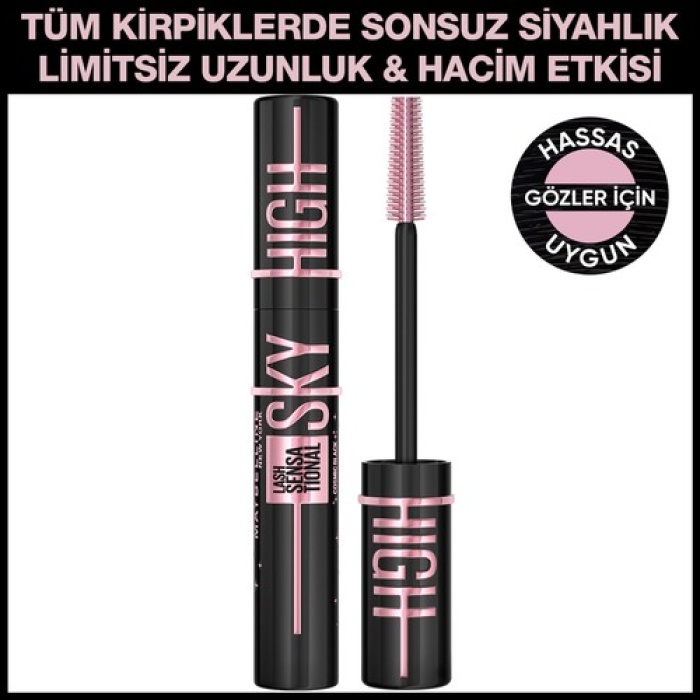 Maybelline New York Lash Sensational Sky High Cosmic Black Maskara