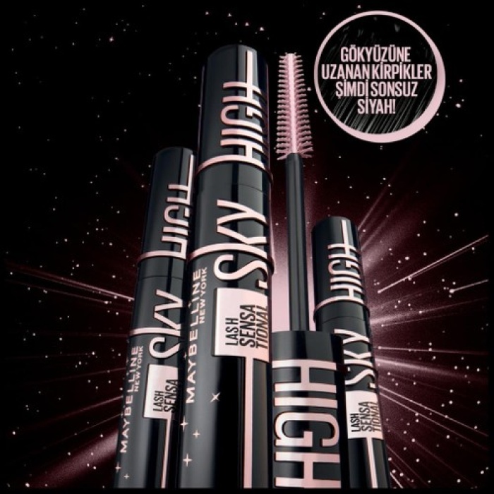 Maybelline New York Lash Sensational Sky High Cosmic Black Maskara