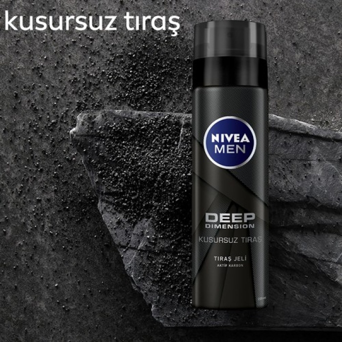 Nıvea Men Deep Dimension Tıraş Jeli 200ml; Kusursuz Tıraş