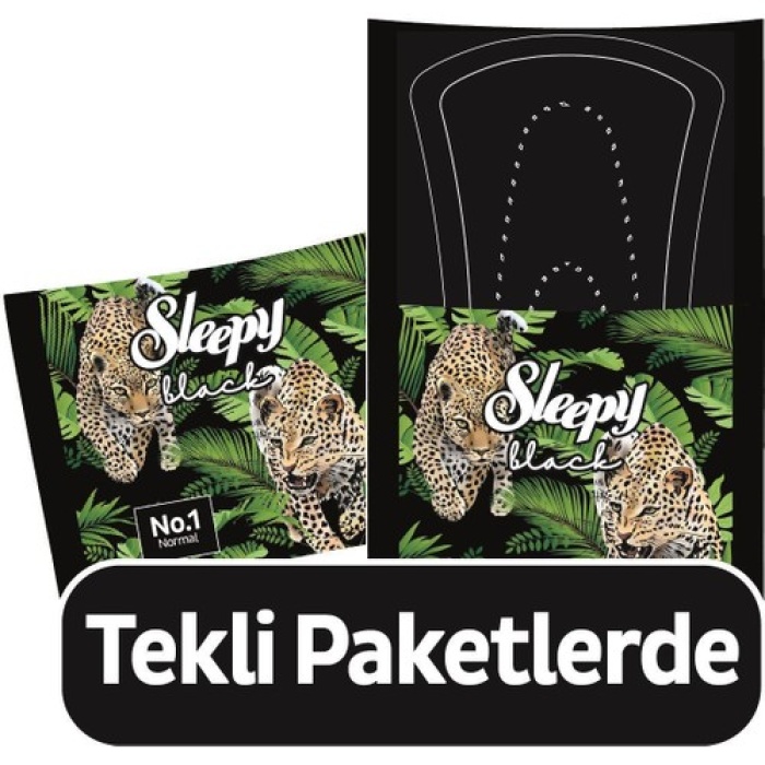 Sleepy Black Premium Plus Hijyenik Ped Uzun 20 Adet Ped