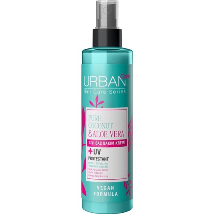 Urban Care Pure Coconut&aloe Vera Boyalı Saçlar Özel Renk Koruyucu Sıvı Saç Bakım Kremi-vegan-200 Ml